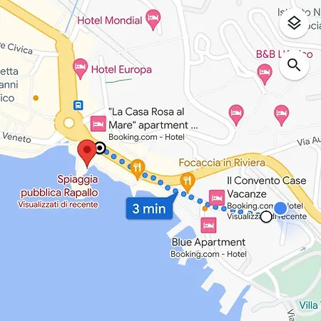 Apartamento Elegant House By The Sea - 50 Meters From The ,near Portofino *
